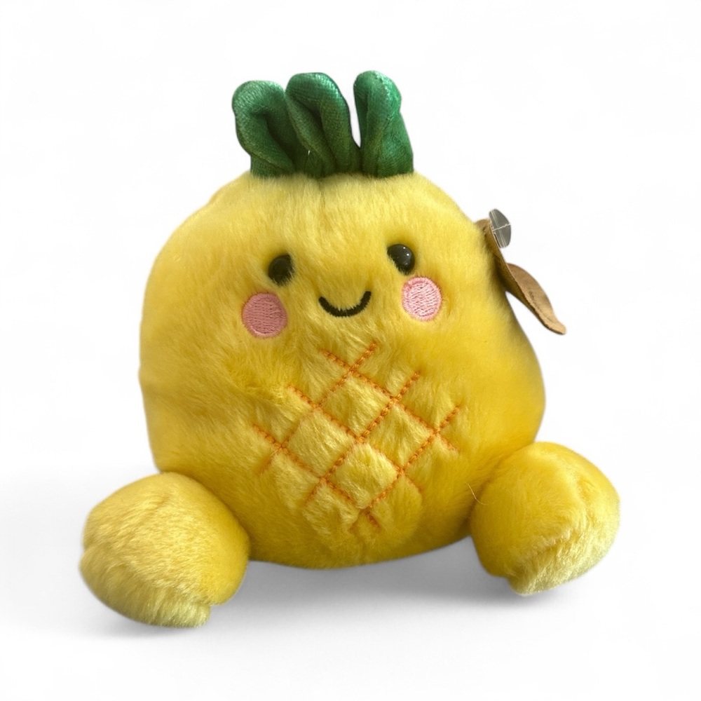 Aurora world palm pals - Adorable yellow Perky pineapple plush #plushie